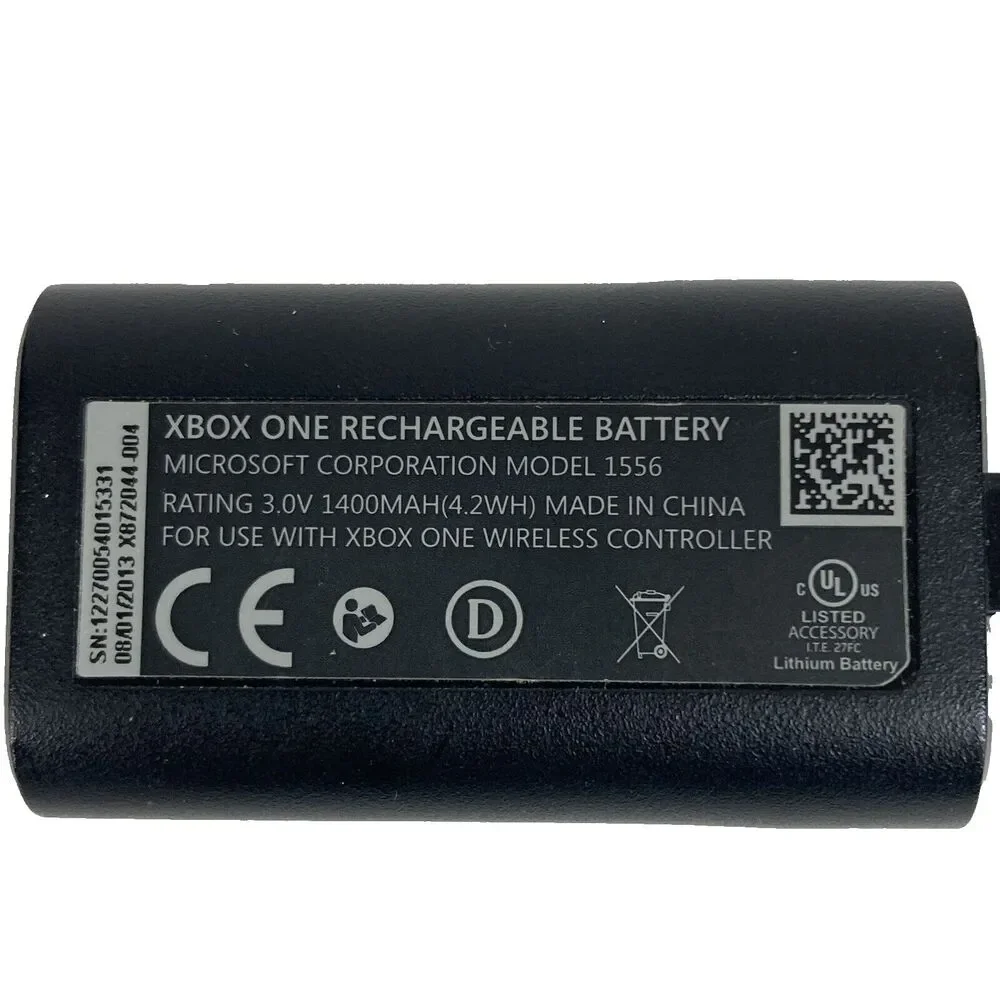 Microsoft Xbox One Rechargeable Battery for Controller - Black - 1556